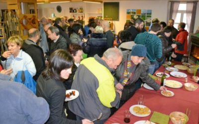 El servicio de hostelería del Parketxe de Lizarrusti, en marcha